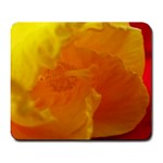 Yellow Flower Front  Large Mousepad