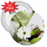 White   3  Button (10 pack)