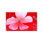 Water and Pink Flower  Sticker (Rectangular)