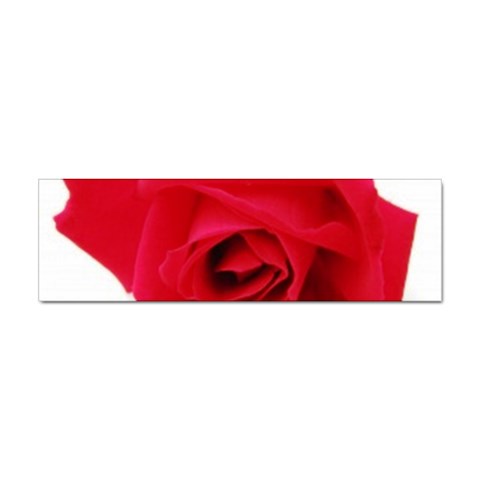 Very Red Rose  Sticker (Bumper) from UrbanLoad.com Front