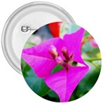 Trangle Flower  3  Button