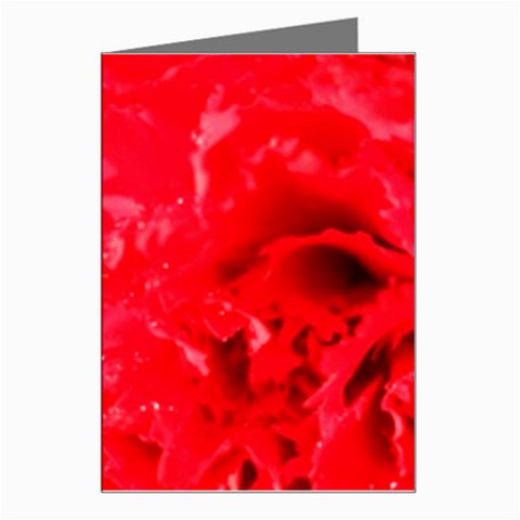 The Red Flower 5  Greeting Card from UrbanLoad.com Left