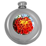 The Red Flowers  Hip Flask (5 oz)