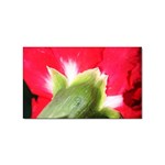 The Red Flower 2  Sticker (Rectangular)