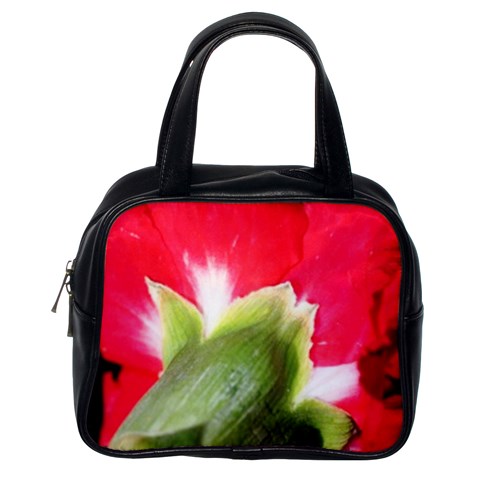 The Red Flower 2  Classic Handbag (One Side) from UrbanLoad.com Front