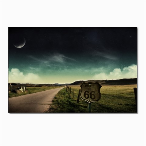Route 66 Postcards 5 x7 (Pkg of 10) from UrbanLoad.com Front