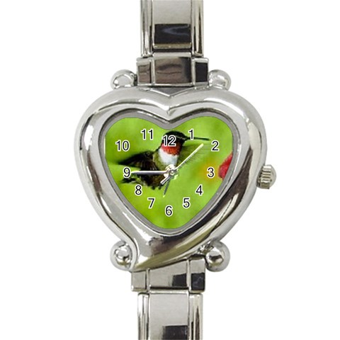 Heart Italian Charm Watch from UrbanLoad.com Front
