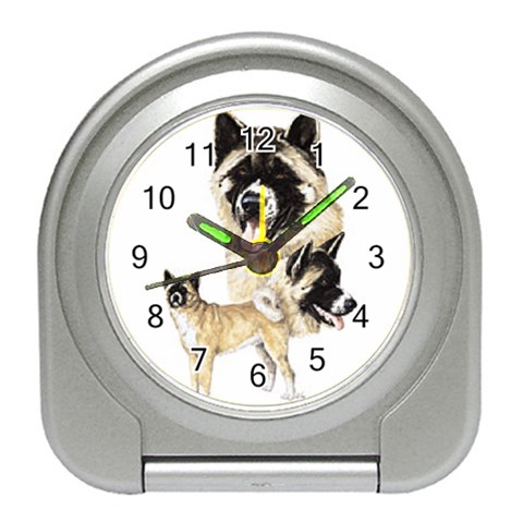 Akita Travel Alarm Clock from UrbanLoad.com Front