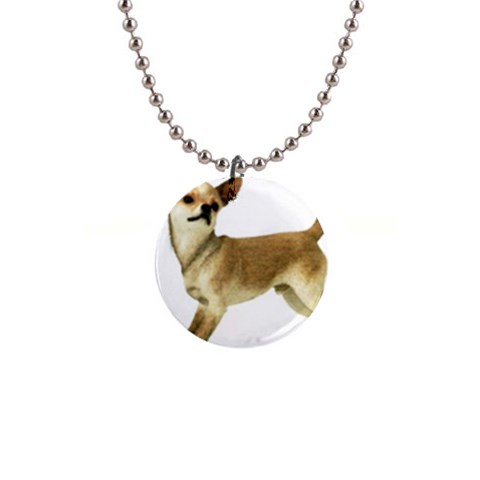Chihuahua 1  Button Necklace from UrbanLoad.com Front