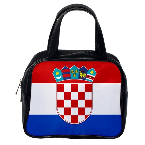 CROATIA Flag Croatian Europe Country One Side Classic Handbag from UrbanLoad.com Front