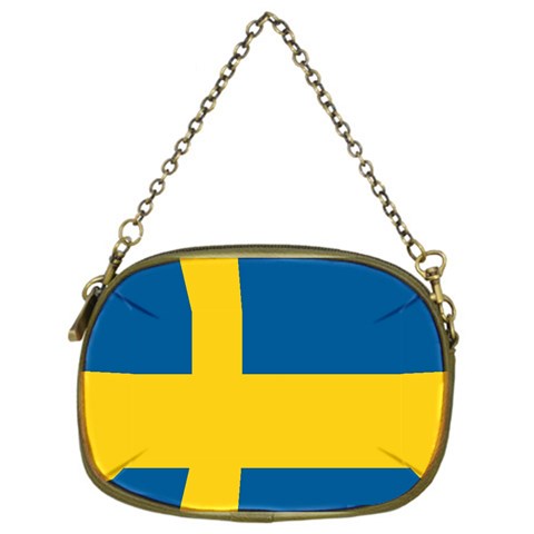 SWEDISH FLAG Sweden Europe Country National One Side Cosmetic Bag from UrbanLoad.com Front