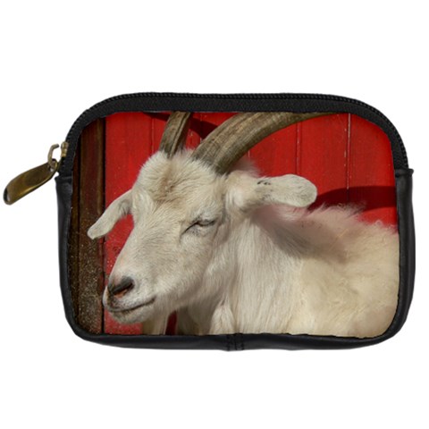 GOAT Wild Animal Jungle Dairy Farm Digital Camera Leather Case from UrbanLoad.com Front