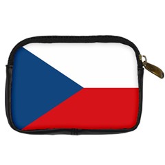 CZECH REPUBLIC FLAG Eastern Europe Digital Camera Leather Case from UrbanLoad.com Back