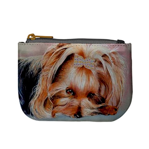 YORKSHIRE TERRIER Dog Puppy Pet Veterinarian Mini Coin Purse from UrbanLoad.com Front
