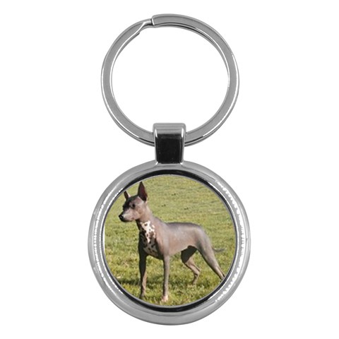 Mexican Hairless Key Chain (Round) from UrbanLoad.com Front