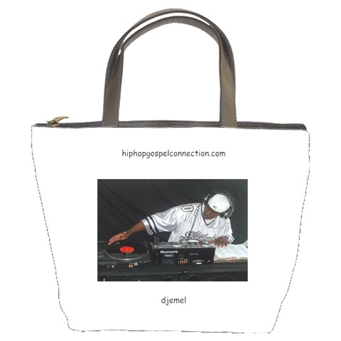 Hip Hop Gospel Connection Logo Bucket Bag from UrbanLoad.com Front