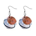 Basketball 1  Button Earrings