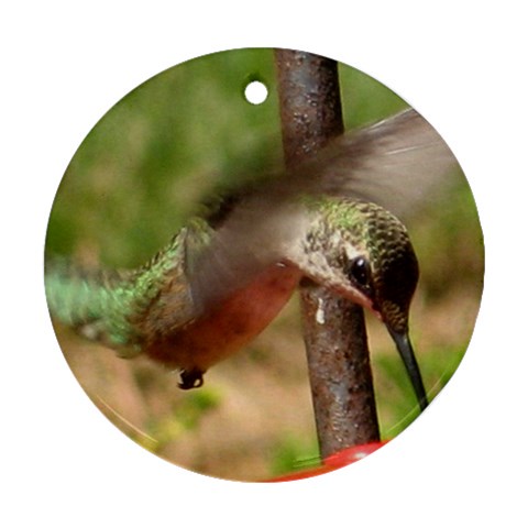 Hummingbird Ornament (Round) from UrbanLoad.com Front