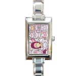 549 Rectangular Italian Charm Watch