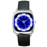WIRED BLUE Square Metal Watch