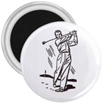 Golf Swing 3  Magnet