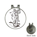 Golf Swing Golf Ball Marker Hat Clip