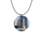 Jakarta Building 1  Button Necklace