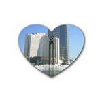 Jakarta Building Rubber Coaster (Heart)
