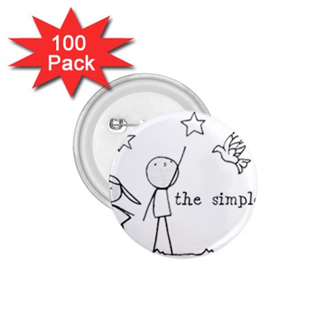 cute 1.75  Button (100 pack)  from UrbanLoad.com Front
