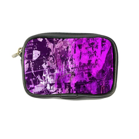 Purple Graphic Coin Purse from UrbanLoad.com Front