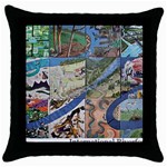 Tapestry Throw Pillow Case (Black)