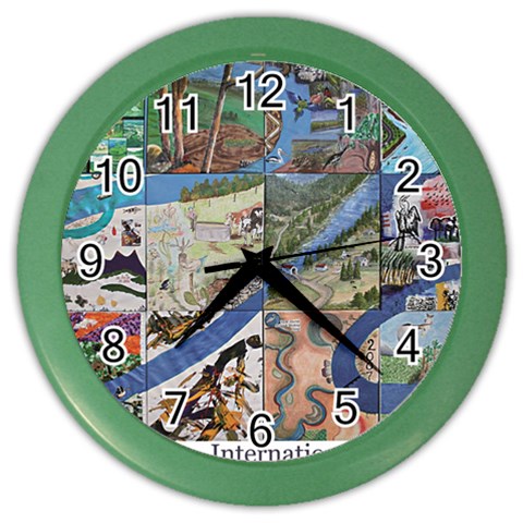 Tapestry Color Wall Clock from UrbanLoad.com Front