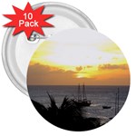 Aruban Sunset 3  Button (10 pack)