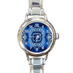 bluerings-185954 Round Italian Charm Watch
