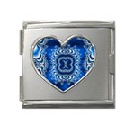bluerings-185954 Mega Link Heart Italian Charm (18mm)