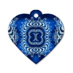 bluerings-185954 Dog Tag Heart (One Side)