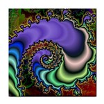 Colorfull_Fractal-215042 Tile Coaster