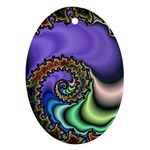 Colorfull_Fractal-215042 Ornament (Oval)