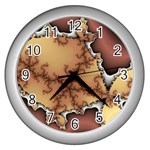 tabula_wallpaper-145984 Wall Clock (Silver)