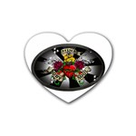 Oval-Black-Mind_-Body-and-Soul-Tattoo-Belt-Buckle Heart Coaster (4 pack)