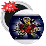 Mind_-Body-_-Soul-Tattoo-Belt-Buckle 3  Magnet (100 pack)