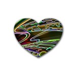 5 Rubber Coaster (Heart)