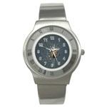 The Web Master Stainless Steel Watch