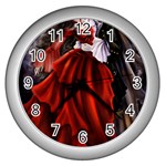 VampiresKiss Wall Clock (Silver)