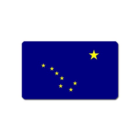 Alaska Flag Magnet (Name Card) from UrbanLoad.com Front