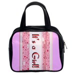 Its a Girl E-Vite Classic Handbag (Two Sides)