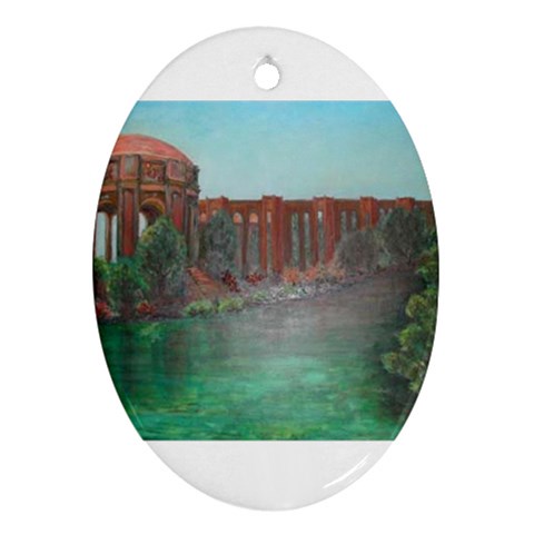 Palace of Fine Arts Ornament (Oval) from UrbanLoad.com Front