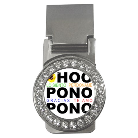 hooponopono3 Money Clip (CZ) from UrbanLoad.com Front