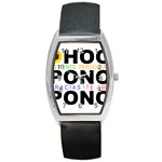 hooponopono3 Barrel Style Metal Watch