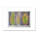 Standing leaves Watercolor 11 x 15 Sticker A4 (10 pack)